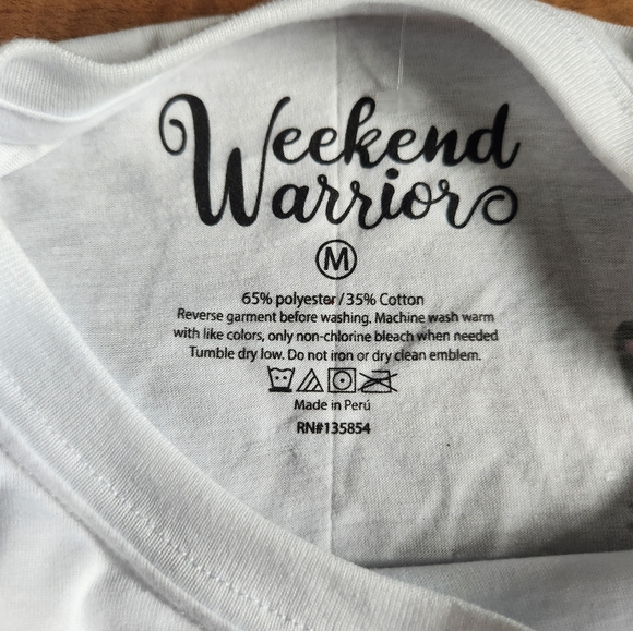 Weekend Warriors Don't Worry Be Happy Mushroom Shirt Mesium - Picture 3 of 4